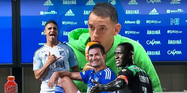 Los hinchas de Millonarios FC siguen celebrando su reciente victoria contra Atlético Nacional.