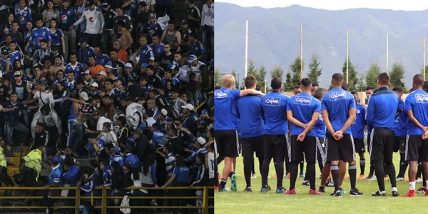 Los hinchas de Millonarios pierden la paciencia con los malos resultados y no se quedaron con los brazos cruzados, sobretodo ahora que se viene el Clásico ante Santa Fe