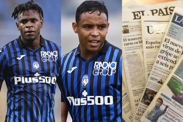 Los jugadores colombianos fueron titulares en el empate de Atalanta 1-1 ante Salernitana en Italia.