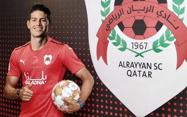 Los petrodólares que se mueven en el fútbol de los países árabes son el principal atractivo que seduce a muchos futbolistas que se van a jugar esas tierras tan exóticas para enriquecerse de forma rápida y James estaría a punto de hacerlo.