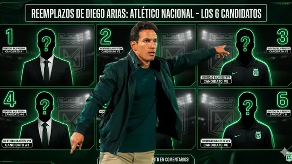 Los seis candidatos para reemplazar a Diego Arias en Atlético Nacional