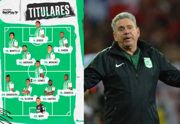 Los tres futbolistas que tiene habitualmente el técnico verdolaga en el once titular son motivo de discusión en las redes sociales, tras el pálido empate frente a Once Caldas.