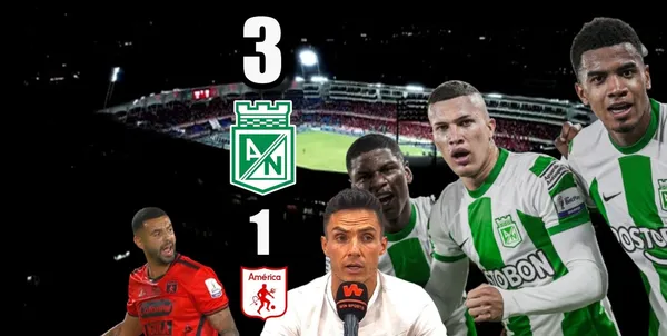 Lucas González el entrenador del América de Cali no pudo en su casa contra Atlético Nacional.