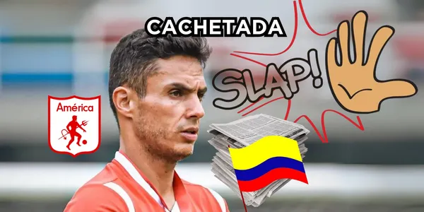 Lucas González fue echado del América de Cali y en la prensa de Colombia le dieron una cachetada.