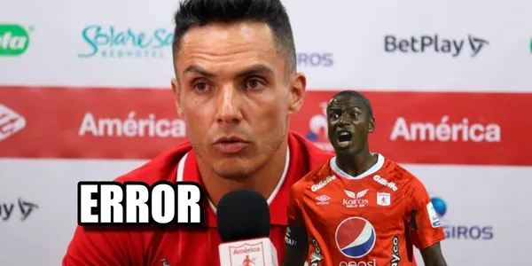 Lucas González hizo mea culpa y admitió que cometió un error con un jugador del América de Cali.