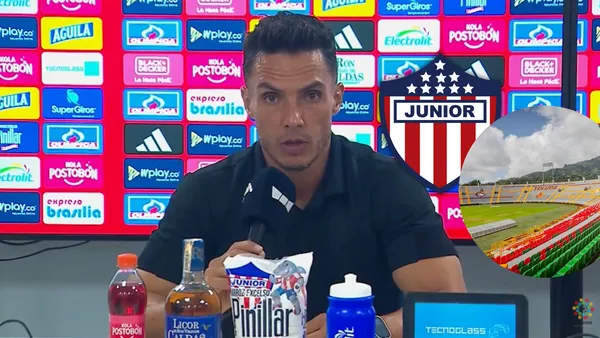 Lucas González y su mensaje para toda la afición del Deportes Tolima tras el 3 a 0 vs. Junior Foto: Captura de Dimayor, Escudoteca y Deportes Tolima