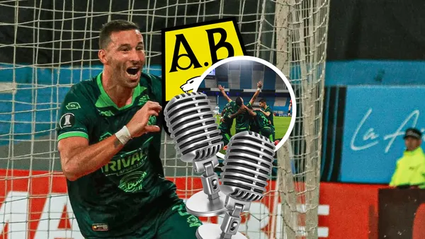 Luciano Pons, uno de los héroes de la victoria de Bucaramanga ante Racing Foto: Atlético Bucaramanga, Pexels y Escudoteca