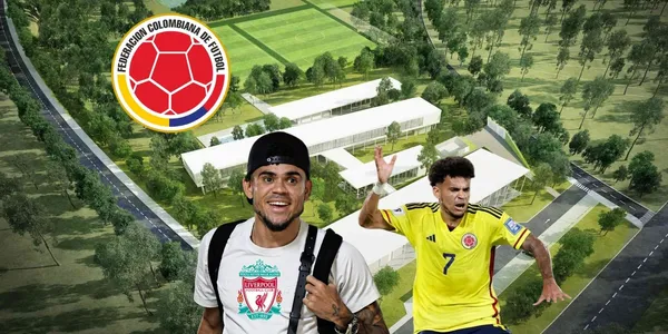 Luis Díaz acaba de llegar a la concentración de la Selección Colombia en Barranquilla.