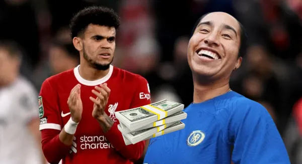 Luis Díaz, al lado Mayra Ramírez.