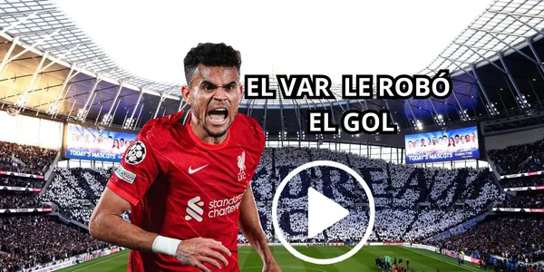 Luis Díaz anotó gol con el Liverpool y el VAR le anuló el gol en una jugada muy dudosa.