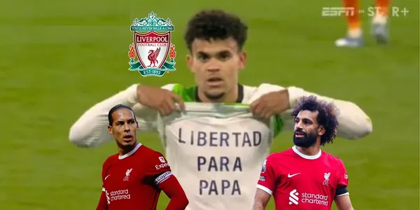 Luis Díaz anotó un golazo en el Liverpool y pidió la libertad de su padre.