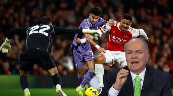 Luis Díaz cayó derrotado ante Arsenal por la Premier League.