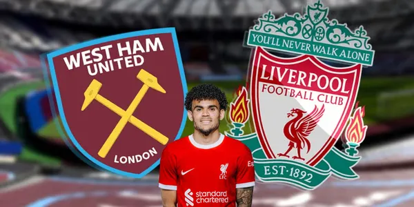 Luis Díaz con buen rendimiento en el Liverpool contra West Ham