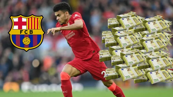 Luis Díaz con Liverpool- Fotos: Pinterest, Radio Nacional de Colombia