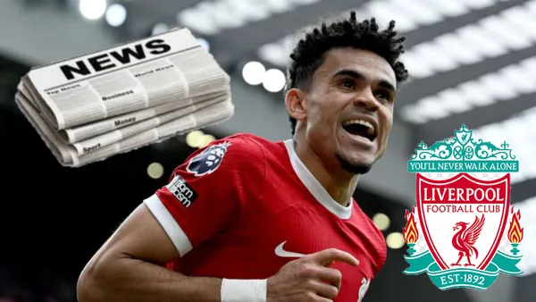 Luis Díaz con Liverpool- Fotos: Pinterest, StickPNG, El País