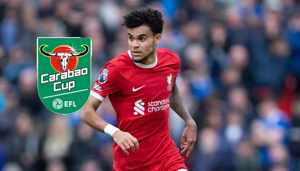 Luis Díaz con los colores del Liverpool.