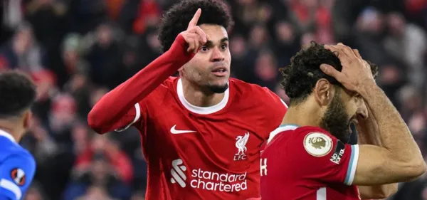 Luis Díaz crack en el Liverpool FC y el insólito destino que podría tener Salah (Foto tomad de Futbolred)
