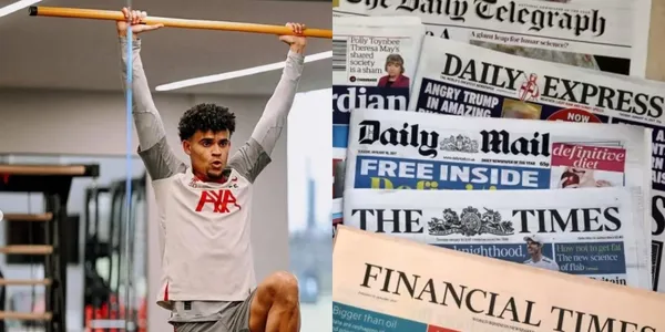 Luis Díaz da buenas noticias en el Liverpool y la prensa ha comentado como va su regreso.