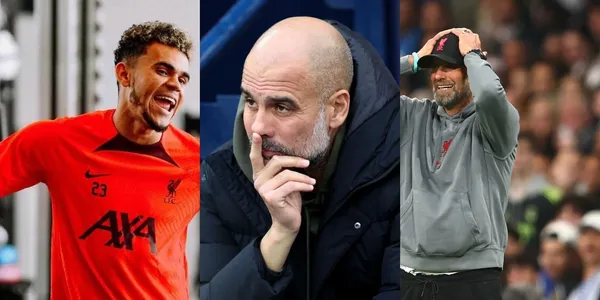 Luis Díaz da noticias en el Liverpool de Inglaterra.