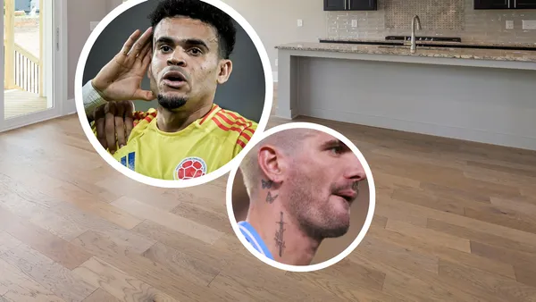 Luis Díaz dejó en ridículo a De Paul con una jugada que hizo estallar a los hinchas. Foto: FCF, Pexels y Captura de X