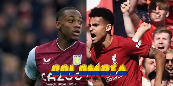 Luis Díaz con el Liverpool se enfrentó al Aston Villa de Jhon Jader Durán.