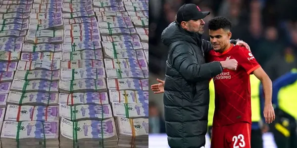 Luis Díaz en el último juego de la Premier League 2022-2023 no inició como titular.