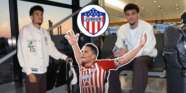 Luis Díaz en el aeropuerto