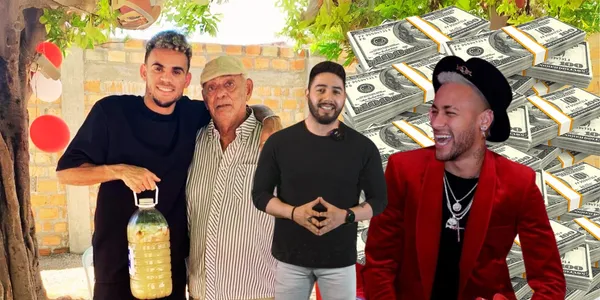 Luis Díaz en su cumpleaños demostró una vez más su humildad, bien diferente de su colega Neymar.