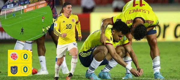Luis Díaz erró un penal en el partido de Colombia vs Ecuador por eliminatoria sudamericana