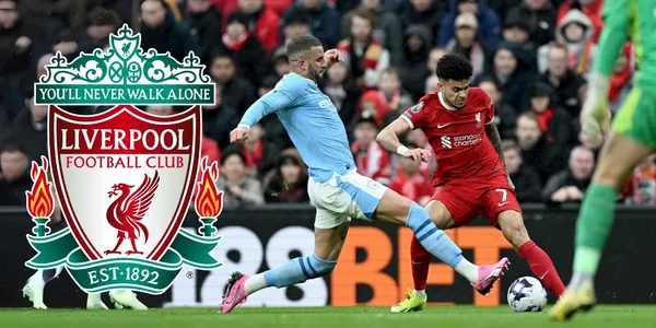 Luis Diaz es elogiado en el Liverpool. Foto de Díaz tomada de Twitter @LuisFDiaz19.