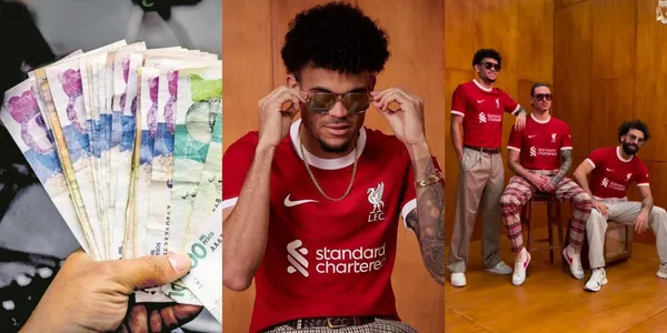 Luis Díaz es imagen oficial del Liverpool para la nueva camiseta del club en lo que será la campaña 2023-2024.