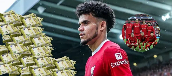 Luis Díaz est titular en el partido que juega Liverpool vs Brighton en Premier League