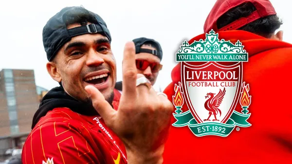 Luis Díaz está esperando la decisión del Liverpool sobre su futuro Foto: Escudoteca y Luis Díaz