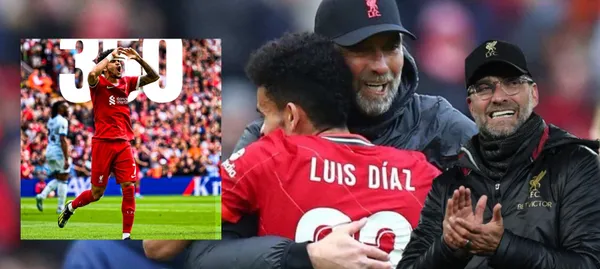Luis Díaz está mostrando un gran nivel con la camiseta de Liverpool de Inglaterra