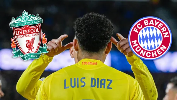 Luis Díaz está por definir su futuro y esto responden desde Anfield Foto: Luis Díaz y Escudoteca