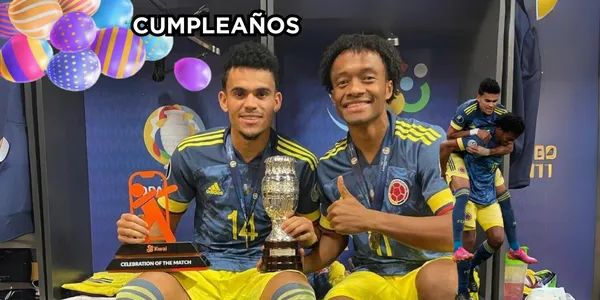 Luis Díaz estuvo de cumpleaños y Juan Guillermo Cuadrado reaccionó.