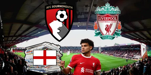 Luis Díaz estuvo presente en el partido entre Liverpool contra Bournemouth.