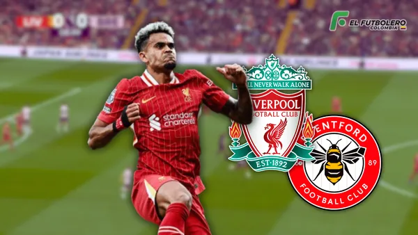 Luis Díaz Foto: Captura de ESPN, LFC y Escudoteca PN