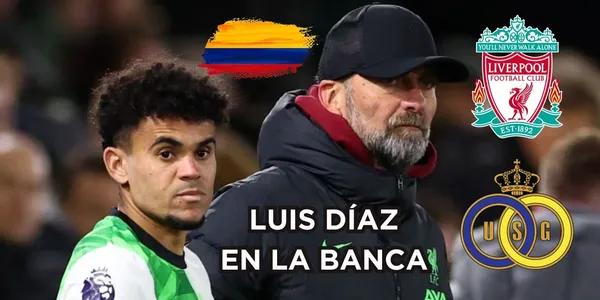 Luis Díaz fue banqueado en el Liverpool.