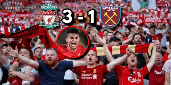 Luis Díaz fue destacado en el partido de Liverpool contra West Ham en Inglaterra.