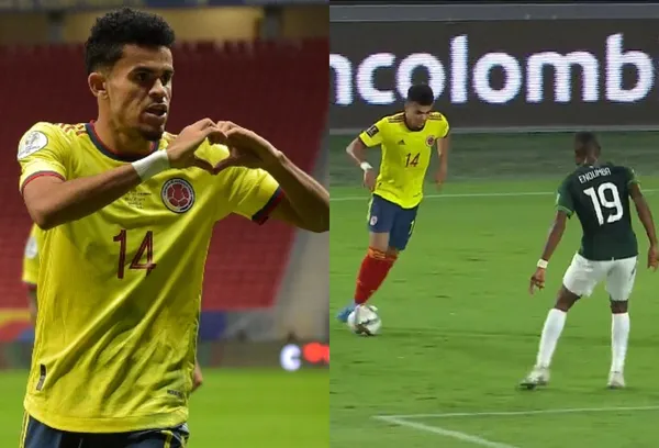 Luis Díaz fue el autor del gol de la Selección Colombia que le puso fin a una larga sequía que sufría el equipo tricolor sin romper las redes.