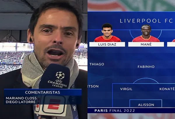 Luis Díaz fue elogiado por el comentarista de ESPN Mariano Closs.