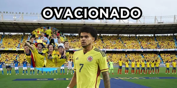 Luis Díaz fue ovacionado en Barranquilla por parte de todos los hinchas.
