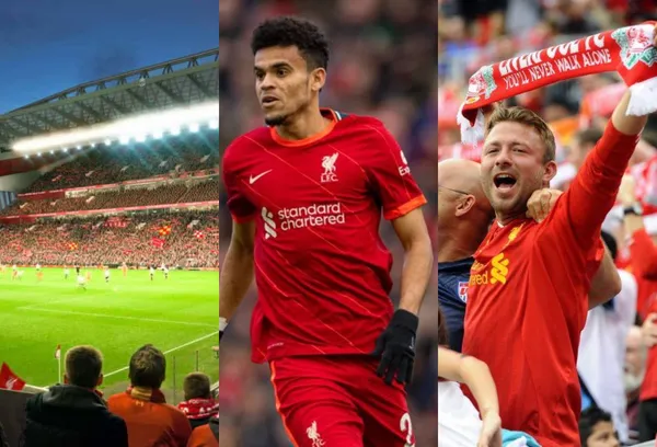 Luis Díaz fue ovacionado de manera monumental por todo el estadio del Liverpool cuando debutó.