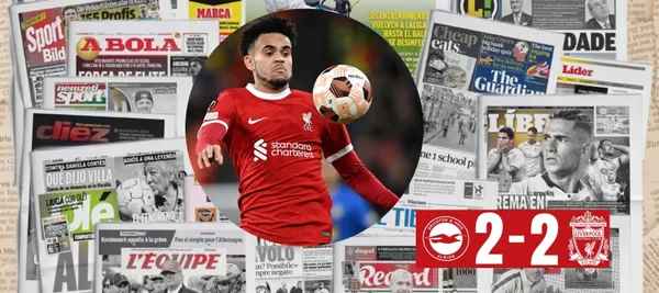 Luis Diaz fue titular en el empate 2-2 de Liverpool ante Brighton en la Premier League