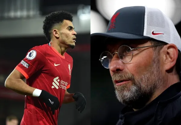 Luis Díaz no fue tomado en cuenta por Jürgen Klopp en el último partido del Liverpool.