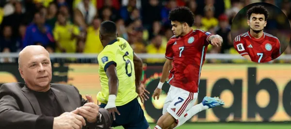 Luis Díaz fue uno de los jugadores peores calificados por su nivel ante Uruguay y Ecuador