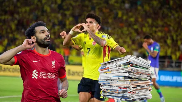 Luis Díaz humilló a Brasil y lo que dice la prensa por Mohamed Salah de Liverpool