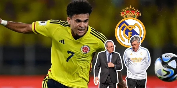 Luis Díaz jugando con la Selección Colombia. Foto tomada de Revista Semana y Diez.