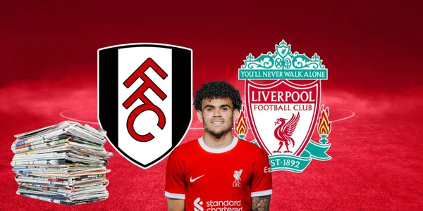 Luis Díaz jugó 74 minutos en el partido entre Liverpool y Fulham